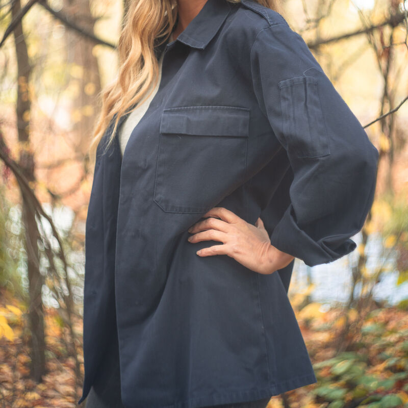 Dutch Navy Blue BDU Long Sleeve Shirt - 2X-Large | Issued, , large image number 4